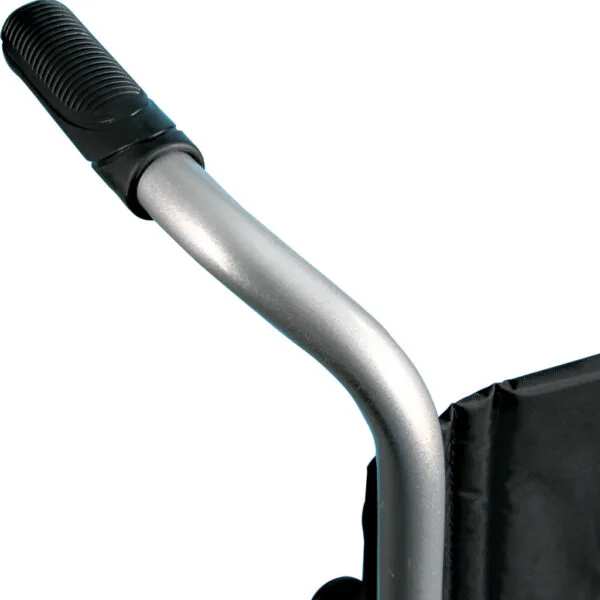Deluxe Fly-Weight Aluminum Transport Chair with Removable Casters - Image 7