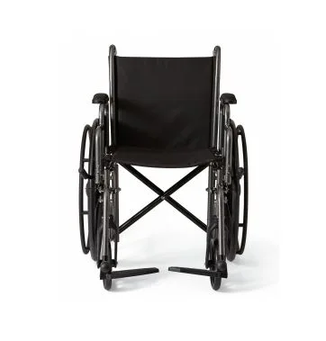 K3 Basic Lightweight Wheelchair with Removable Desk-Length Arms and Swing-Away Footrests, 18" W - Image 2