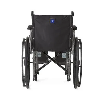 K3 Basic Wheelchair with Height-Adjustable Swing-Back Desk-Length Arms and Elevating Leg Rests, 18" Width - Image 3