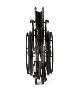 K3 Basic Wheelchair with Height-Adjustable Swing-Back Desk-Length Arms and Swing-Away Footrests, 16" Width - Image 2
