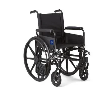 K4 Lightweight Wheelchair with Full-Length Arms and Swing-Away Footrests, 18" Width - Image 6