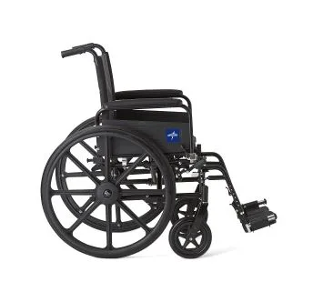 K4 Lightweight Wheelchair with Full-Length Arms and Swing-Away Footrests, 18" Width - Image 7