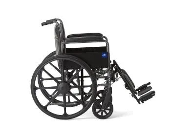 K2 Basic Wheelchair with 18"W Seat, and Elevated Leg Rests - Image 2