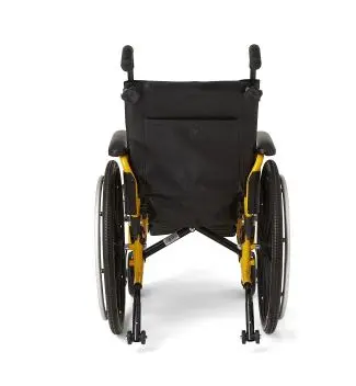 Kidz Pediatric Wheelchair with Swing-Back Desk-Length Arms and Swing-Away Elevating Leg Rests, 14" Width - Image 2