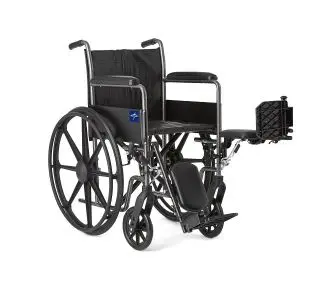 K2 Basic Wheelchair with 18"W Seat, and Elevated Leg Rests - Image 3