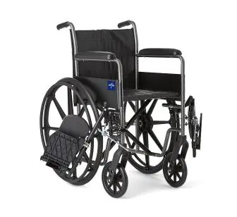 K2 Basic Wheelchair with 18"W Seat, and Elevated Leg Rests - Image 4