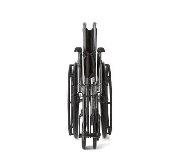 K1 Basic Wheelchair with Desk-Length Arms and Swing-Away Footrests, 18" Width - Image 5