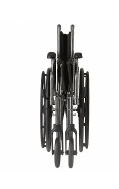 K1 Basic Wheelchair with Desk-Length Arms and Swing-Away Footrests, 18" Width - Image 7