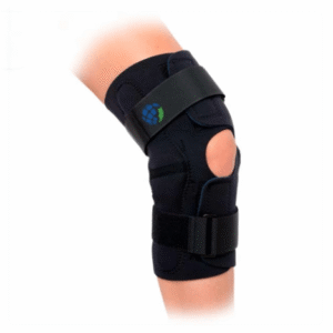 WRAP-AROUND HINGED KNEE BRACE