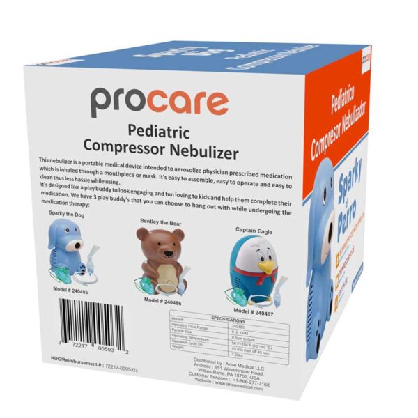 PROCARE SPARKY THE DOG PEDIATRIC NEBULIZER - Image 4