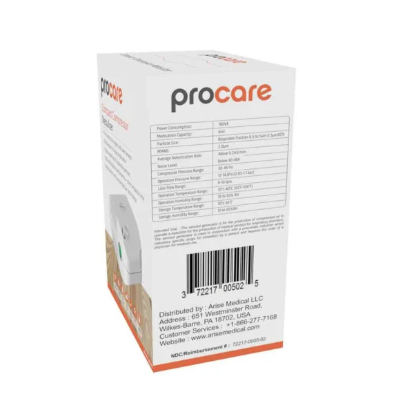 PROCARE COMPACT COMPRESSOR NEBULIZER - Image 2