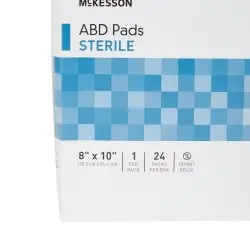 PAD, ABD 8X10" STR LF (1/PK 24PK/BX)