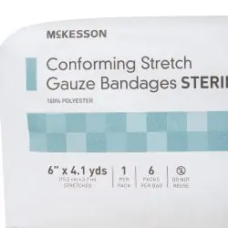 BANDAGE, CNFRM STR 6"X4.1YDS (1/PK 6PK/BG 8BG/CS)